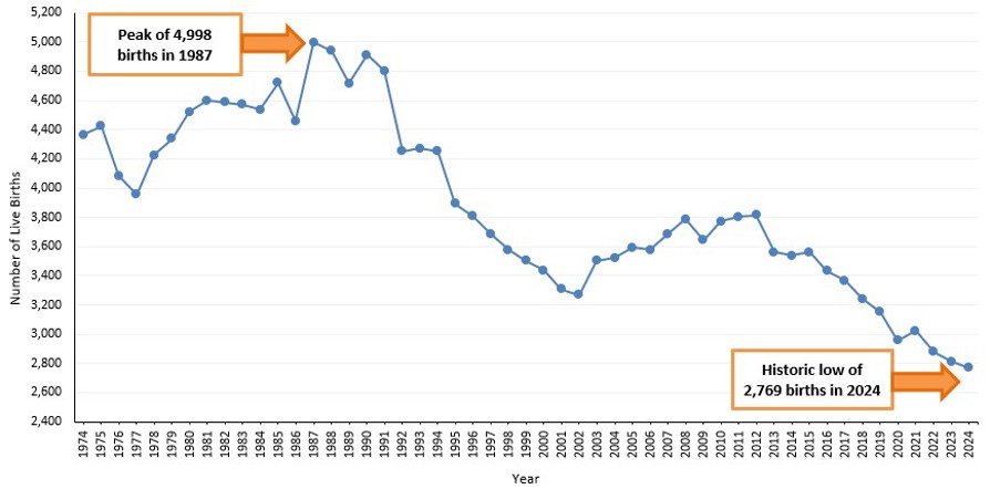 Live Births Chart
