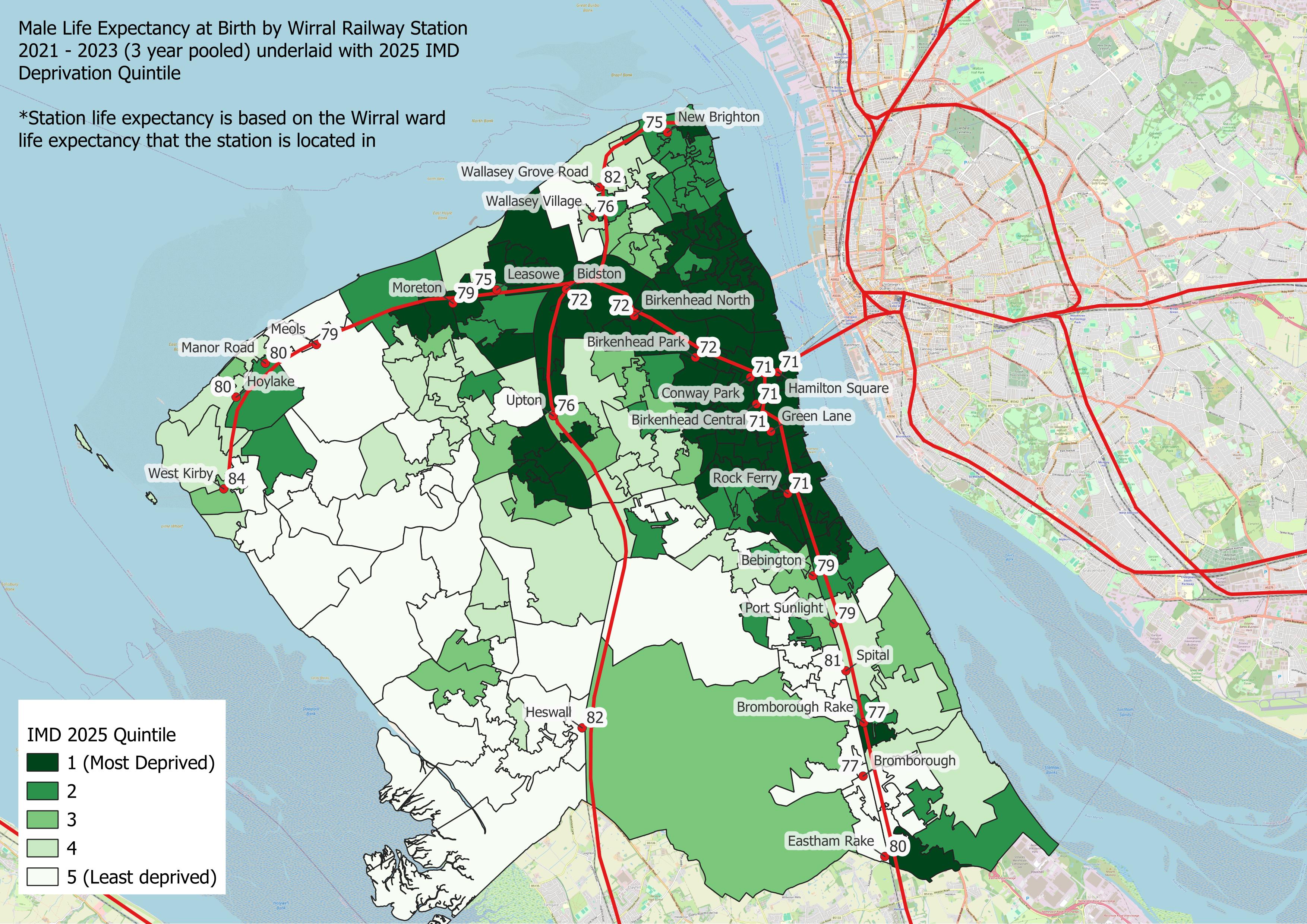 Male Life Expectancy 21 23